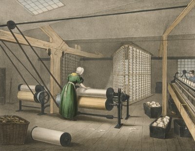 Warping and Winding, Progress of Cotton No. 8 by James Richard Barfoot