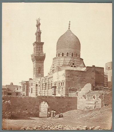 Egypt. Cairo. Religious funerary complex of the Mamluk emir Kani Bey Ar-Rammah (1503) by James Robertson