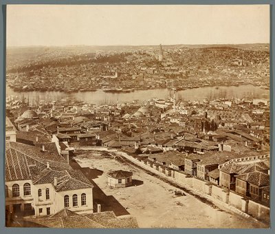 Pera and Galata [Istanbul. City Panorama - View of the Districts Pera and Galata] by James Robertson