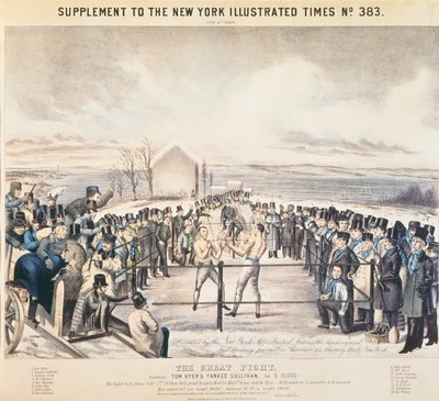 The Great Fight Between Tom Hyer and Yankee Sullivan by James S. Baillie