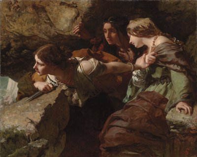 Courage, Anxiety and Despair: Watching the Battle by James Sant