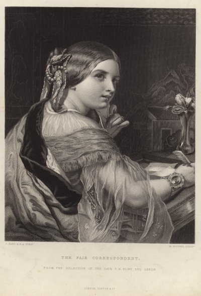 The Fair Correspondent by James Sant