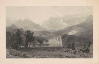 The Rocky Mountains by James Smillie, after Albert Bierstadt