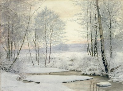 Winter Sunset by James Thomas Watts