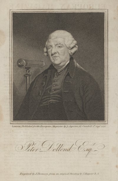 Peter Dollond, Esq by James Thomson