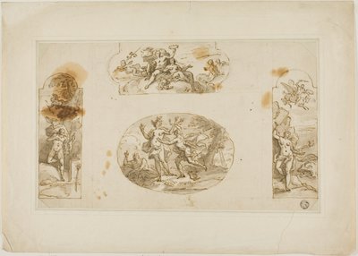 Four Classic Scenes for Overdoors by James Thornhill