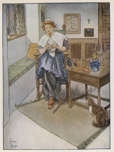 Illustration for The Compleat Angler by Izaak Walton by James Thorpe
