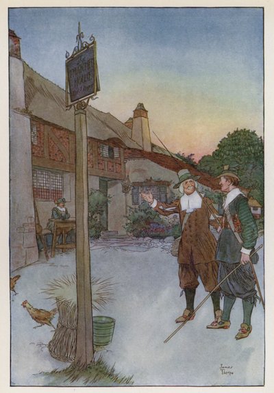 Illustration for The Compleat Angler by Izaak Walton by James Thorpe