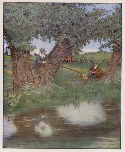 Illustration for The Compleat Angler by Izaak Walton by James Thorpe