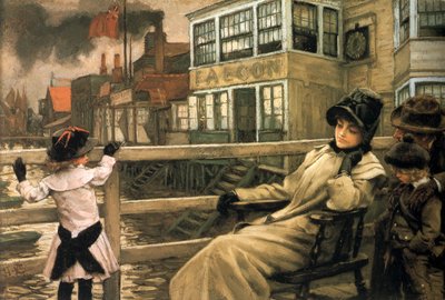 Waiting for the Ferry I by James Tissot