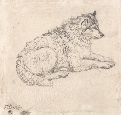 Arctic Dog, Facing Right by James Ward