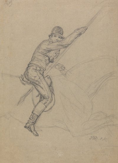 Sir Charles Blunt Hunting the Boar and Escaping from the Tiger: a Study for One of a Set of Four Paintings by Ward Executed in 1815 by James Ward