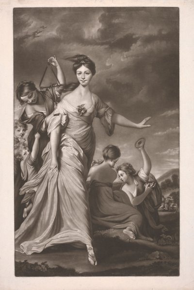 Mary Hale (née Chaloner) as Euphrosyne in 