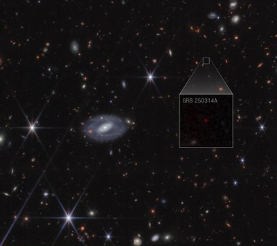 GRB 250314A Pull-out by James Webb Space Telescope (NASA)