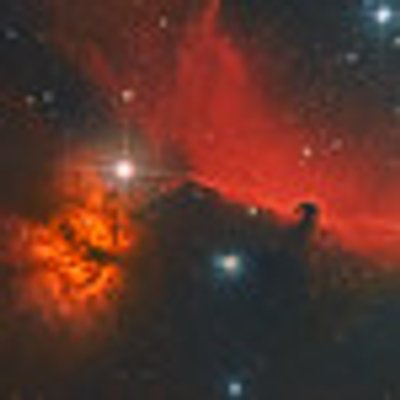 Horsehead Nebula and Flame Nebula by James Webb Space Telescope (NASA)