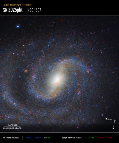 NGC 1637 by James Webb Space Telescope (NASA)