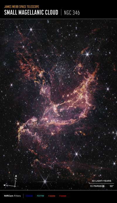 NGC 346 by James Webb Space Telescope (NASA)