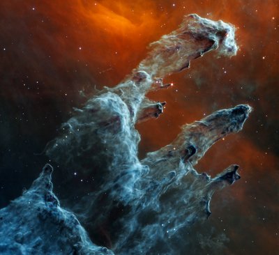 Pillars of Creation by James Webb Space Telescope (NASA)