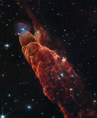 Telescope Unmasks True Nature of the Cosmic Tornado by James Webb Space Telescope (NASA)