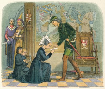 Edward IV and Lady Elizabeth Grey by James William Edmund Doyle