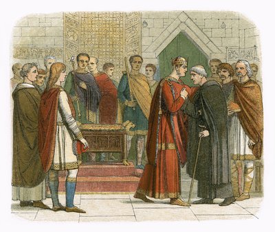 King William I pays court to the English leaders by James William Edmund Doyle