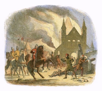 William I Receiving a Fatal Hurt at Mantes by James William Edmund Doyle