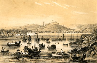 Ningbo, One of the Five Ports Opened by the Late Treaty to British Commerce, China, 1847 by James William Giles