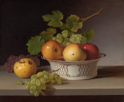 Fruit Still Life with Chinese Export Basket by James the Elder Peale