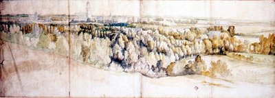 View of Arnhem from the east by Jan (circle of) Siberechts