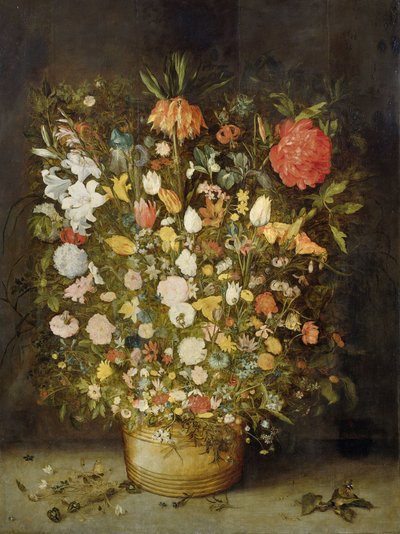 Still Life with Flowers by Jan (studio of) Brueghel