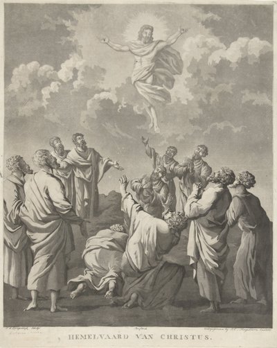 Ascension of Christ by Jan Anthonie Langendijk Dzn