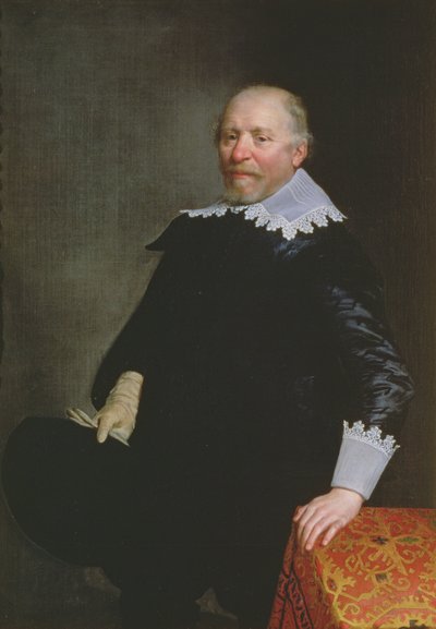 Portrait of Daniel Heinsius (1580-1655), Dutch Classical Scholar and Poet by Jan Anthonisz. van Ravesteyn