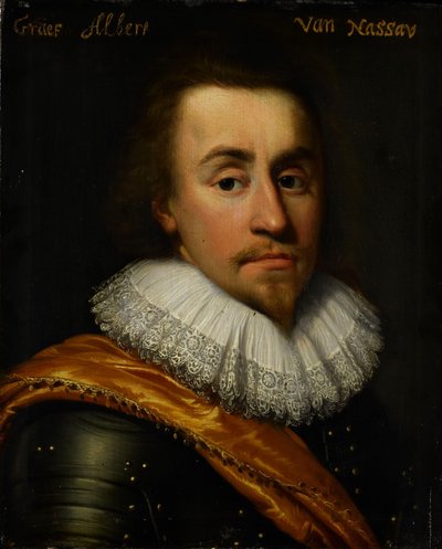 Portrait of Albert, Count of Nassau-Dillenburg by Jan Antonisz van Ravesteyn (workshop of)