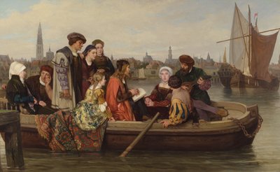 Albrecht Durer Visiting Antwerp in 1520, 1873 by Jan Antoon Neuhuys
