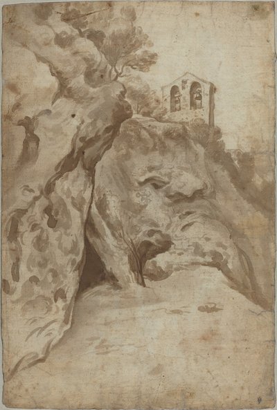 Church Tower on a Hill by Jan Asselijn