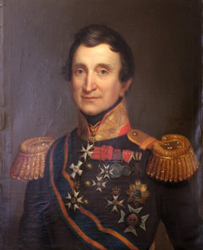 Jean-Victor de Constant-Rebecque in Uniform of Lieutenant General in the Dutch Army by Jan Baptist van der Hulst