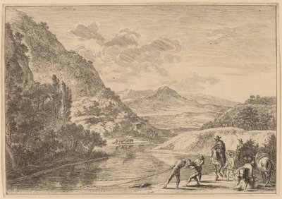 Fishermen at the Tiber, near the Soracte by Jan Both