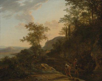 Southern Landscape with Travelers at a Ford by Jan Both