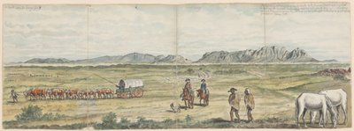 Khoikhoi and Colonists on the Cape Flats by Jan Brandes