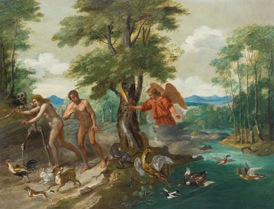 Adam and Eve in Paradise by Jan Brueghel the Younger