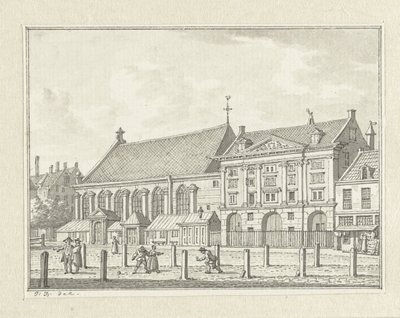 The Prinsekerk and Butter Hall in Rotterdam by Jan Bulthuis