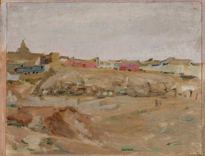 Baku - Muslim Cemetery. From a Journey to Turkestan by Jan Ciągliński