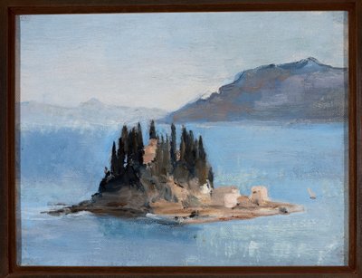 Corfu - Pondikonisi. From a Journey to Greece by Jan Ciągliński