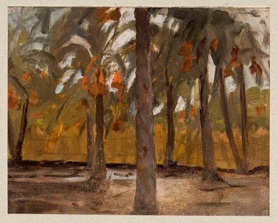 Egyptian Palm Forest. From a Journey to Egypt by Jan Ciągliński