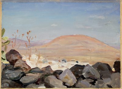 Mount Tabor. From a journey to Palestine by Jan Ciągliński