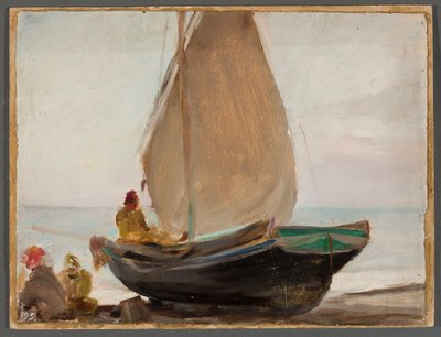 Boat - Alupka. From a Journey to Crimea by Jan Ciągliński