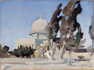 Omar Mosque in Jerusalem. From a Journey to Palestine by Jan Ciągliński