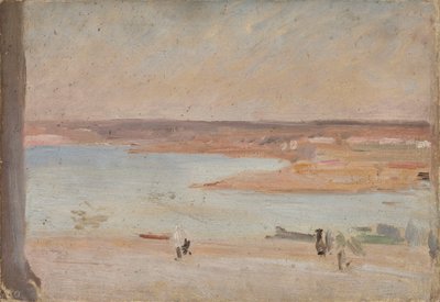 Desert Landscape with River by Jan Ciągliński