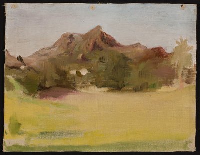 Landscape with Mountains. From a Journey to India by Jan Ciągliński