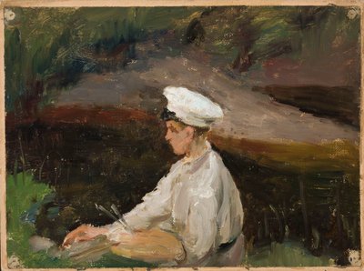 Portrait of Aleksander Rubcow by Jan Ciągliński